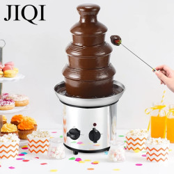 Fontaine à chocolat électrique JIQI à 4 niveaux - Amusante et automatique